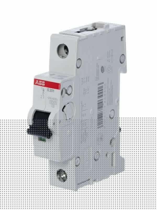 Выключатель автоматический модульный 1п C 10А 6кА S201 C10 ABB 2CDS251001R0104