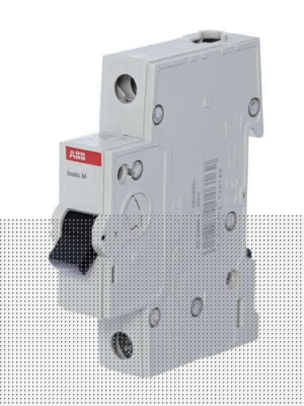 Выключатель автоматический модульный 1п C 40А 4.5кА Basic M BMS411C40 ABB 2CDS641041R0404