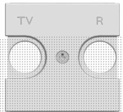 Накладка для TV-R розетки 2мод. Zenit серебристый ABB 2CLA225080N1301