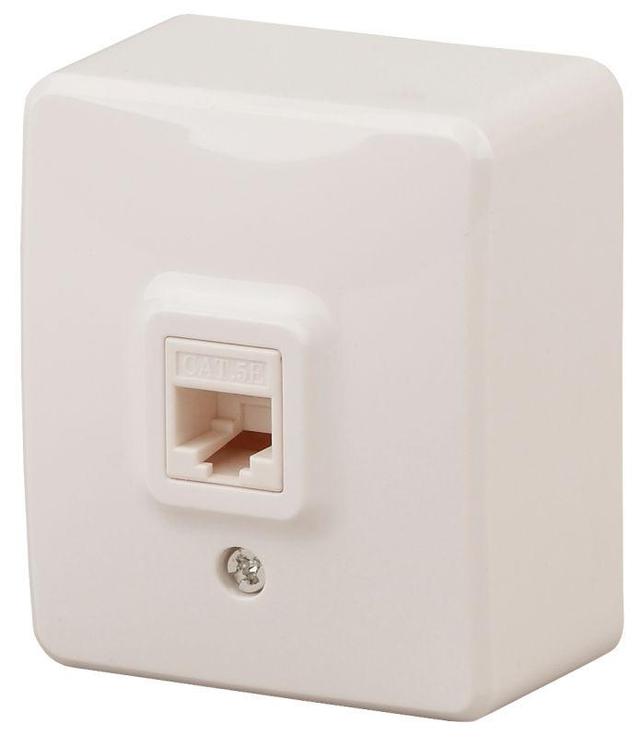 Розетка компьютерная ОП Эксперт RJ45 11-3203-02 IP20 сл. кость Эра Б0020731