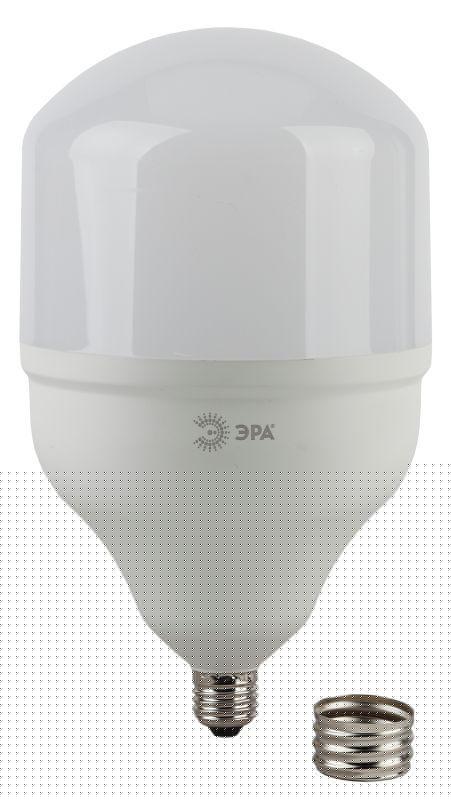 Лампа светодиодная высокомощная STD LED POWER T160-65W-4000-E27/E40 65Вт T160 колокол 4000К нейтр. бел. E27/E40 (переходник в компл.) 5200лм Эра Б0027923