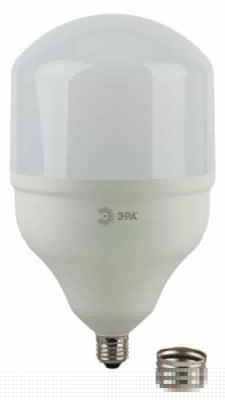 Лампа светодиодная высокомощная STD LED POWER T160-65W-6500-E27/E40 65Вт T160 колокол 6500К холод. бел. E27/E40 (переходник в компл.) 5200лм Эра Б0027924