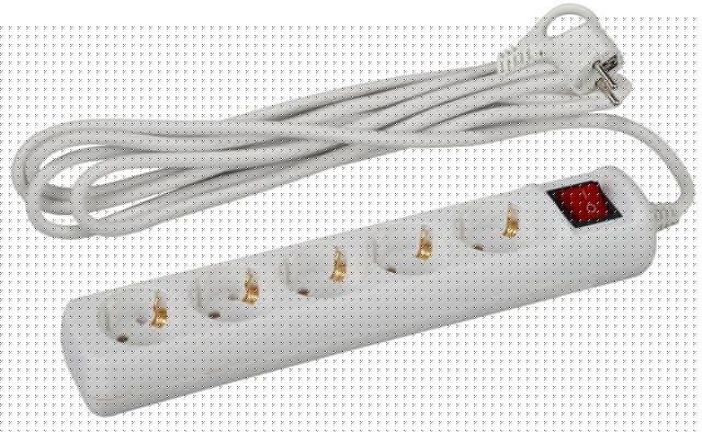 Удлинитель 5х3м с заземл. 16А IP20 U-5es-3m-3х1 ПВС 3х1 с выкл. Эра Б0028382