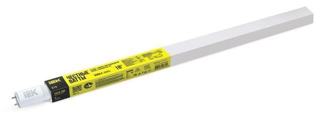 Лампа светодиодная ECO T8 18Вт линейная 230В 6500К G13 IEK LLE-T8-18-230-65-G13