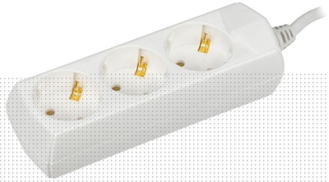 Удлинитель 3х7м с заземл. 10А IP20 У03 2P+PE 250В 3х1 GENERICA WYP10-10-03-07-Z-G