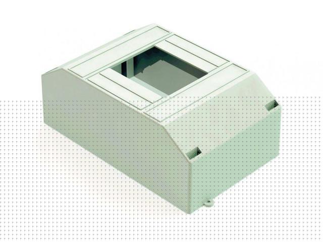Корпус навесной ЩРН-П-2/4 12.5х7.8х5.8 2-4мод. IP30 пластик. бел. DEKraft 31031DEK
