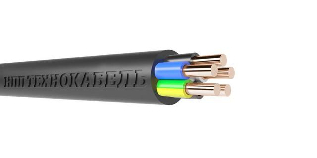 Кабель ВВГнг(А)-LSLTx 5х6 (N PE) 0.66кВ (м) Технокабель 00-00148417