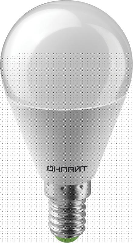 Лампа светодиодная 71 625 OLL-G45-8-230-4K-E14 8Вт шар 4000К нейтр. бел. E14 600лм 230-264В ОНЛАЙТ 71625